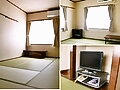 全室高速インターネット接続（無線LAN＆有線）・地デジ対応TV完備の部屋